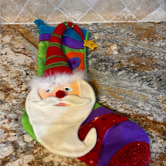 Festive Santa Christmas Stocking - Picture 4 of 12